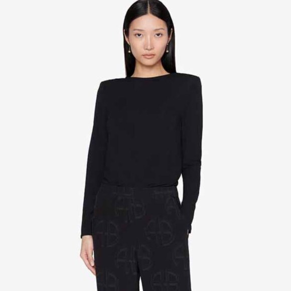 ANINE BING Whitney Open Back Bodysuit in Black, XS 0-2 NWT - Picture 2 of 8